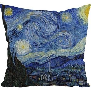 Starry Night Accent Throw Pillow